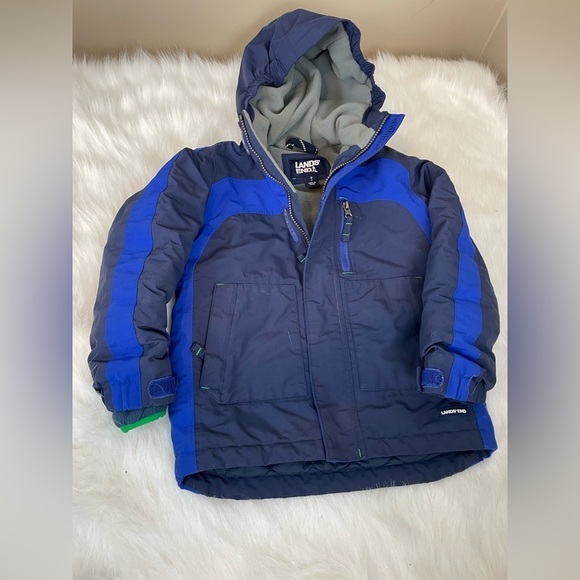 Lands' End squall waterproof insulated kids 4 - Picture 1 of 13